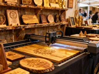 Wooden signs and award engravings