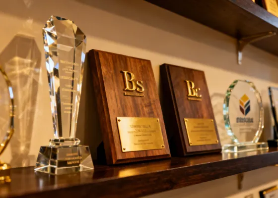 Awards and recognition items engraved with xTool F1