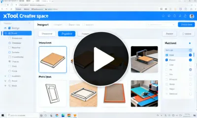 xTool Creative Space software tutorial video